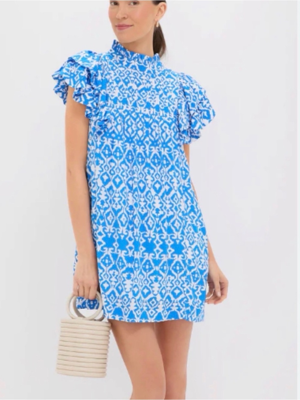 Hyacinth House ikat mini dress